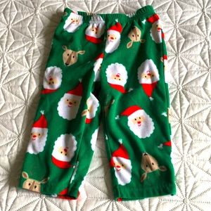 8/15 Fleece Santa and reindeer lounge pants